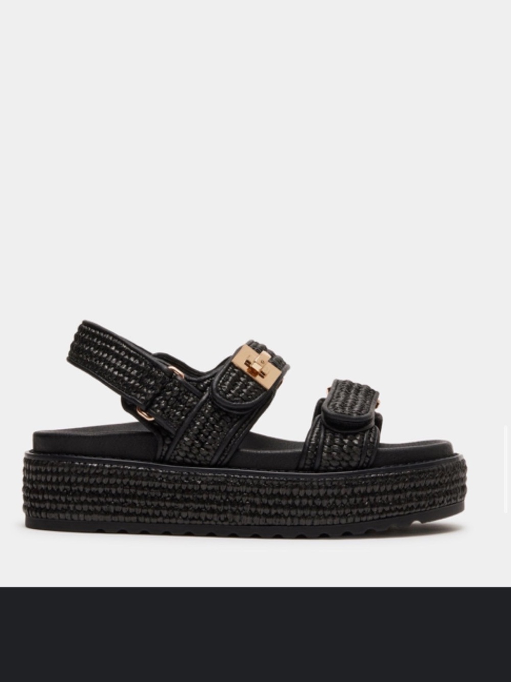 Steve Madden Bigmona Raffia Sandals